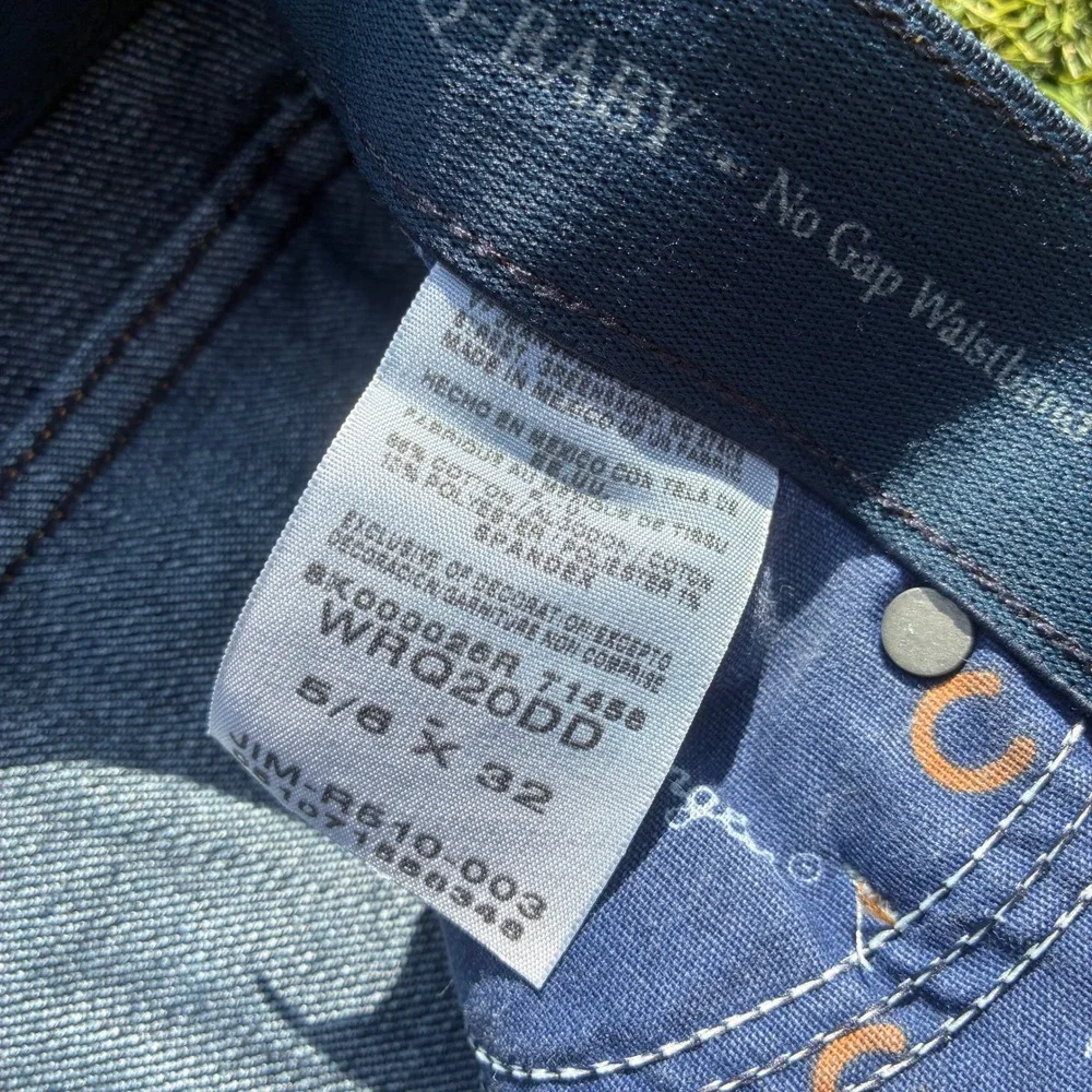 Wrangler Q-Baby Ultimate Riding Jeans Womens 5/6 29x30 Dark Wash Bootcut Denim - Picture 7 of 9